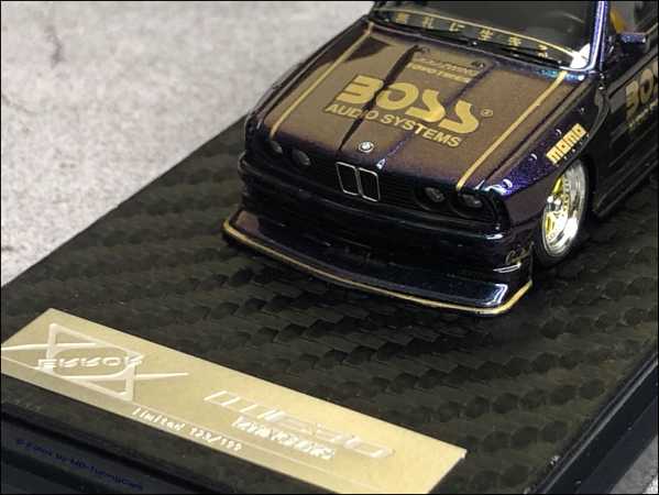 1:64 BMW E30 WIDEBODY - PURPLE CHAMELEON COLOR - LIMITED EDITION 199 Stk. inkl OVP
